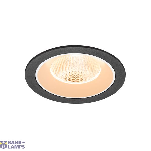 NUMINOS© L recessed ceiling light 2700K 40ø IP20 round bl/wh image 1