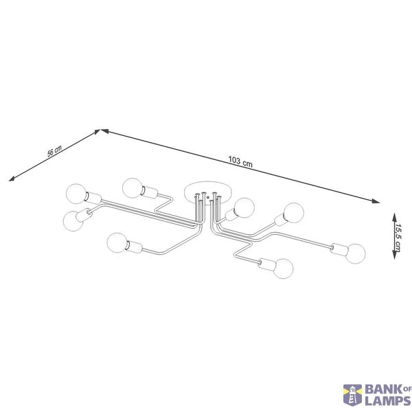 Chandelier VECTOR 8 white image 9