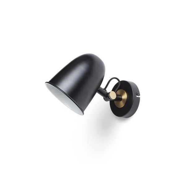 DANNY wall black brass 230V LED E14 5W image 1