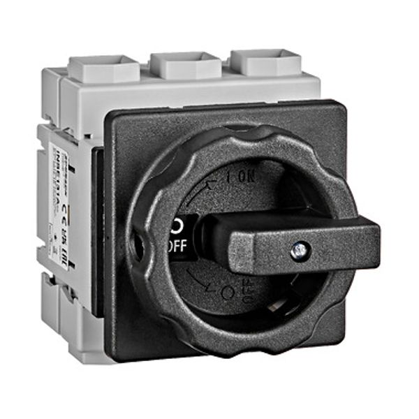 Main Switch 3-pole, 4 hole, front mounted, 100A image 1