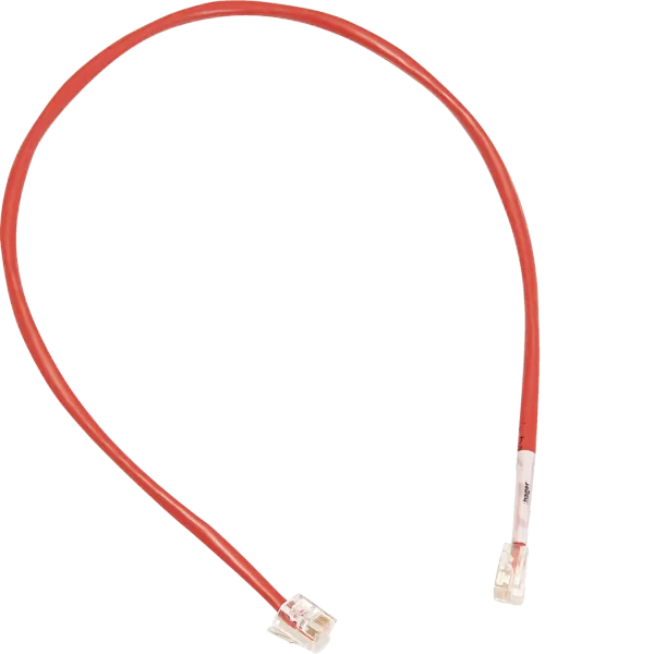 HAG ZZ12LMN100 Patch cable with 2xRJ12 connectors for LMN module, color red, length image 1