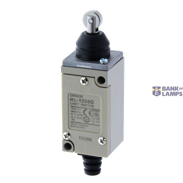 Limit switch, Sealed roller plunger, With ground terminal image 2