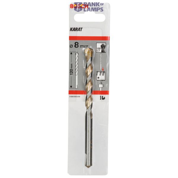 Pilot drill bit for hexagonal toolholder 8 mm image 2