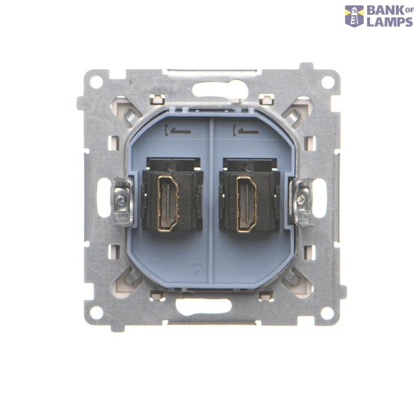 IP44 socket outlet with Schuko earthing, shutters and frame seal - transparent flap, inox steel, 16A image 2