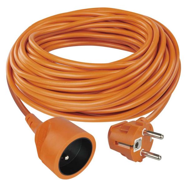 Extension Cord 20 m / 1 socket / orange / PVC / 230 V / 1.5 mm2 image 1