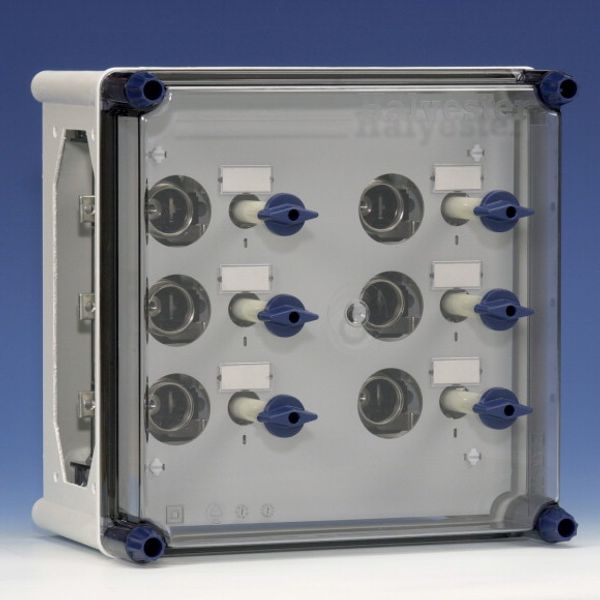 Distr. encl. 6xDII with RSD 25 incl. bus bars image 1