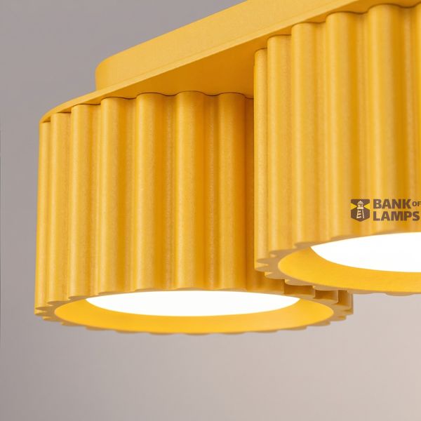 Ceiling lamp AURA 3 yellow Gx53 image 2
