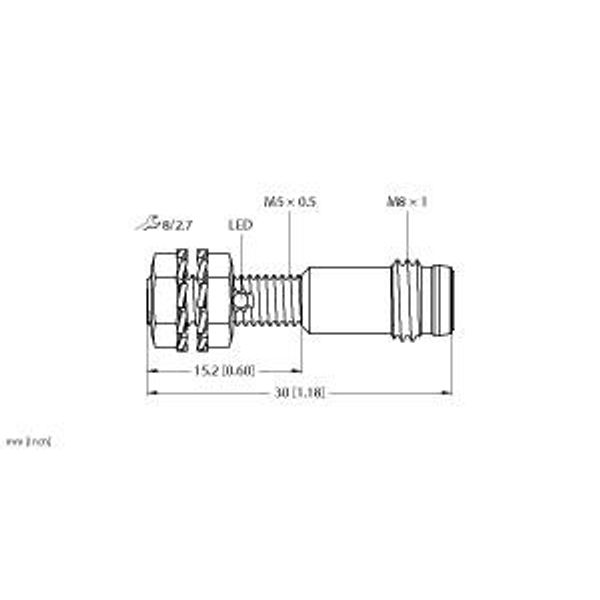 Inductive Sensor   BI1-EG05K-AP6X-V1331 image 1