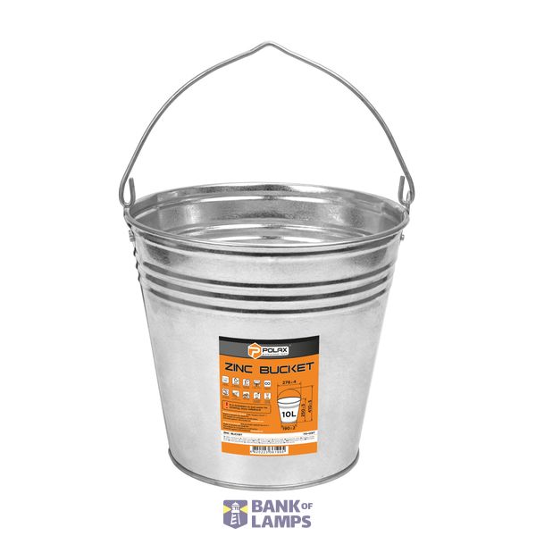 Zinc bucket 10L image 1