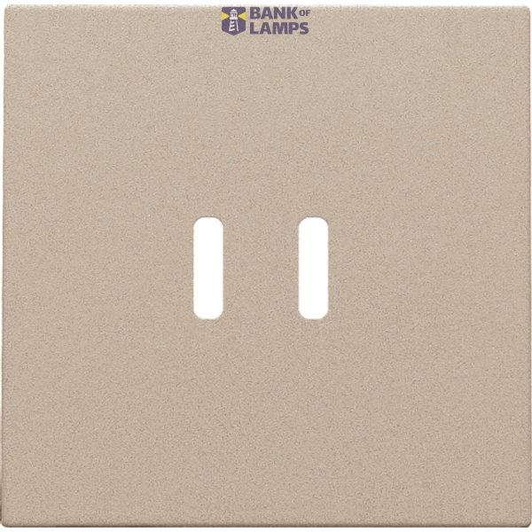 Finishing set for dual smart USB-C charger, champagne coated image 1