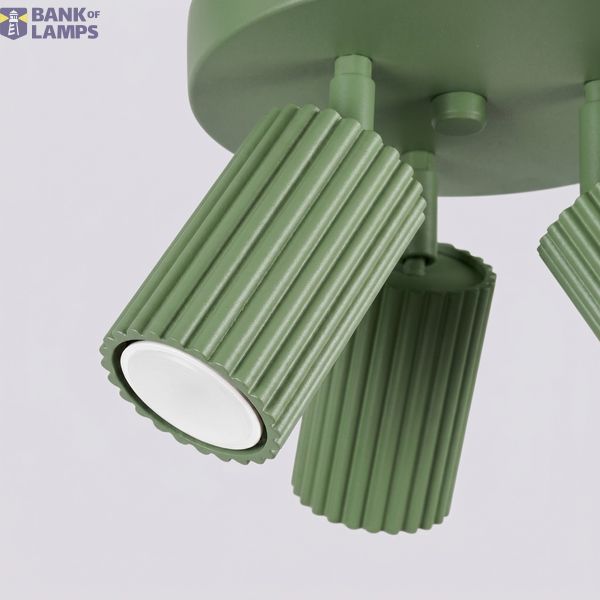 Ceiling lamp KARBON 3P sage image 5