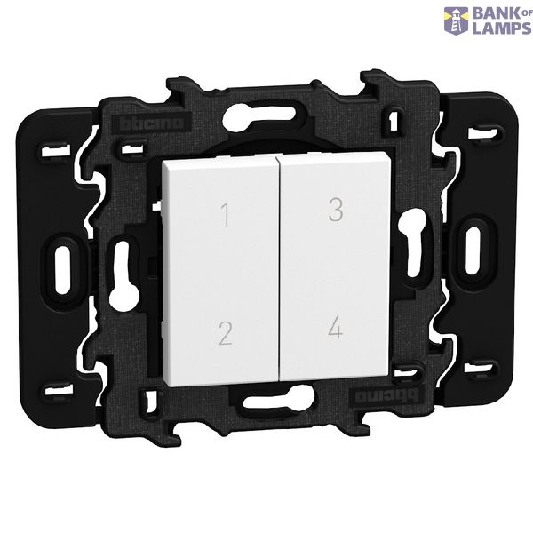 Light Now - 4 scenes wireless switch white image 1