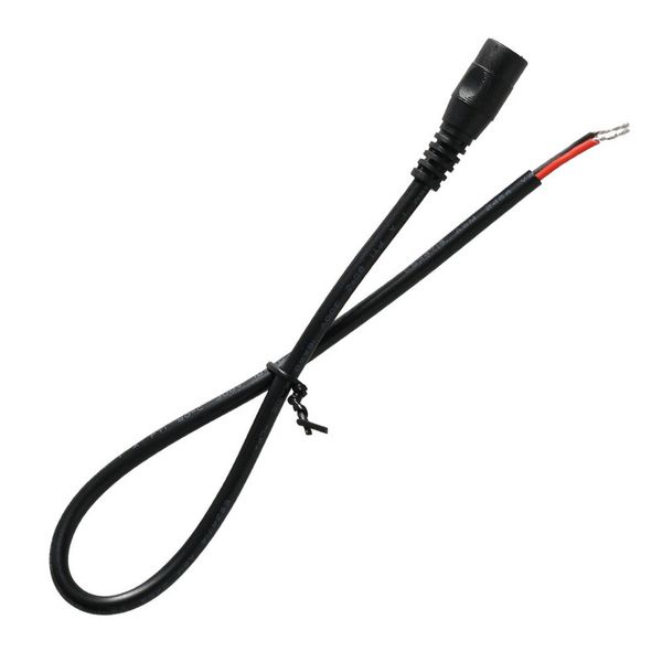 Power connector - socket free end (AWG 18/0.82 mm2) black max. 8 A 340 mm image 1