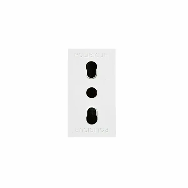2x10/16A + E - 250V - shuttered image 1