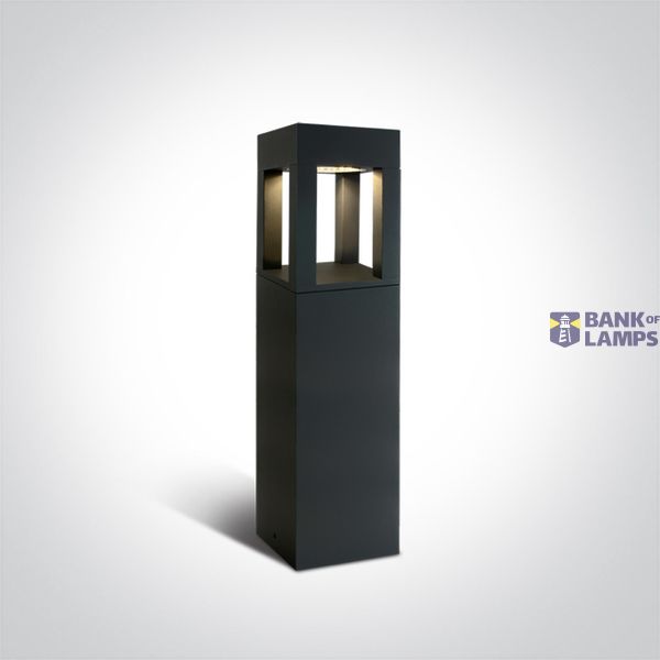 ANTHRACITE BOLLARD 60cm 22W WW IP65 230V image 1
