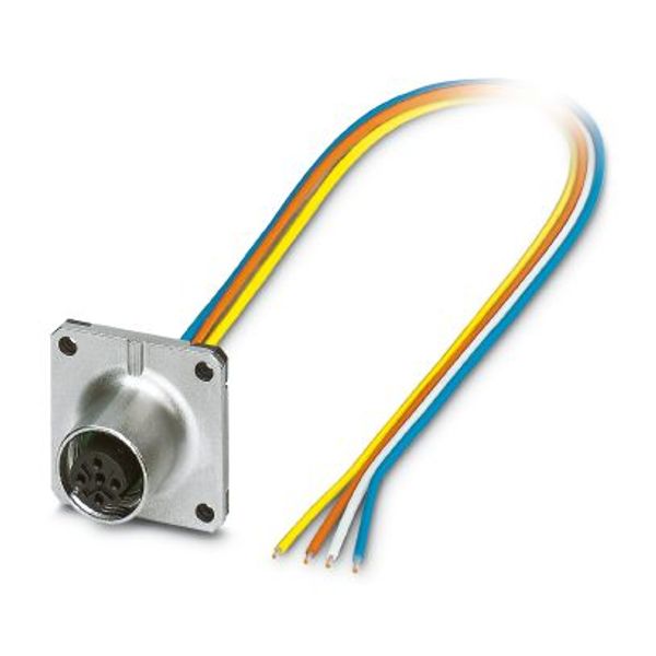 SACC-SQ-M12FSD-4CON-20/0,5 - Device connector front mounting image 2