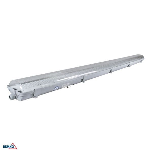 LED HERMETIC FITTING ALWAR EMPTY 2X58W IP65 image 1