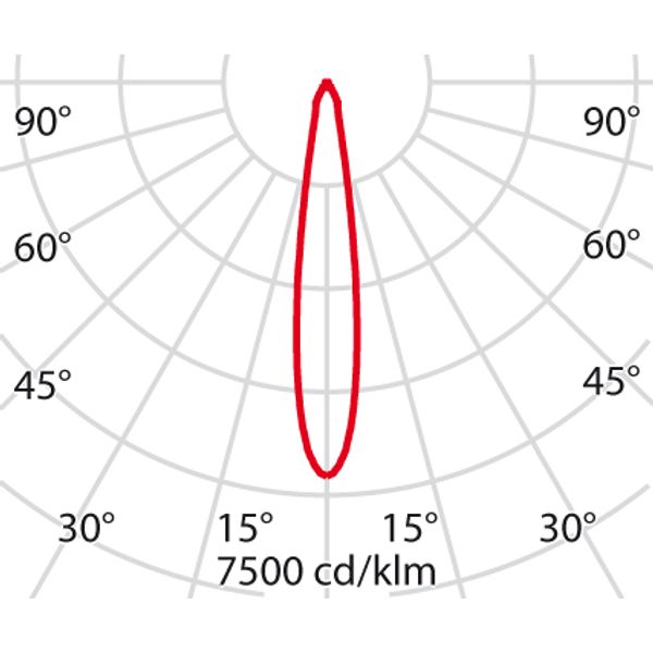 EB433 LED (138mm) 20W 830 SPOT WIT image 5