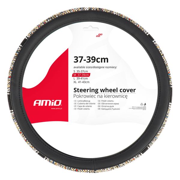 Steering wheel cover SWC-59-M (37-39cm image 1