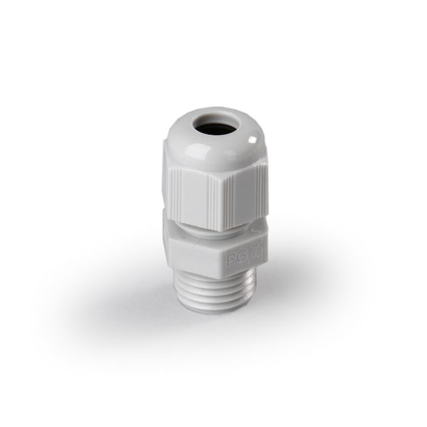 KT24.11 | Cable gland, plastic Cø 5-10 mm, TL 8 mm, Pg11 image 1