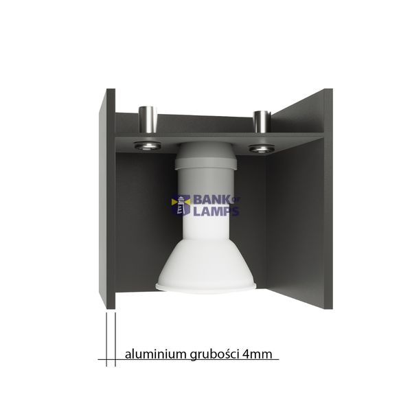 HANGING LAMP QUAD 1 GREY GU10 1X40W IP20 image 6