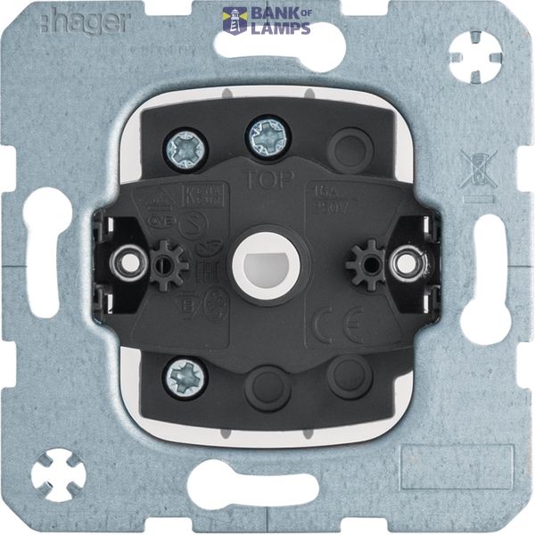 Single-pole blind switch for central unit with lock image 1