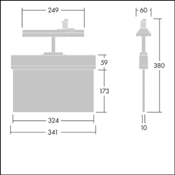 VOYAGER STYLE 150 CON E3 S WH - Escape sign luminaire image 2