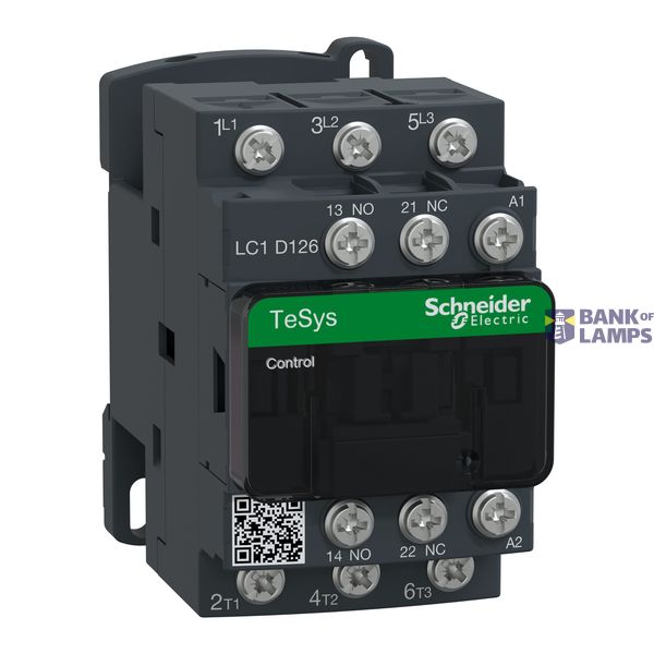 CONTACTOR 12A AC3 3P 1NO+1NC RING AANSL image 1