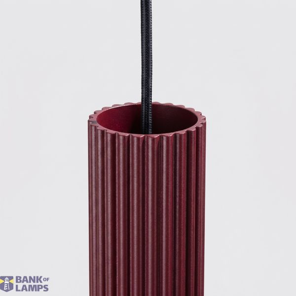 Pendant lamp KARBON 1 burgundy image 3