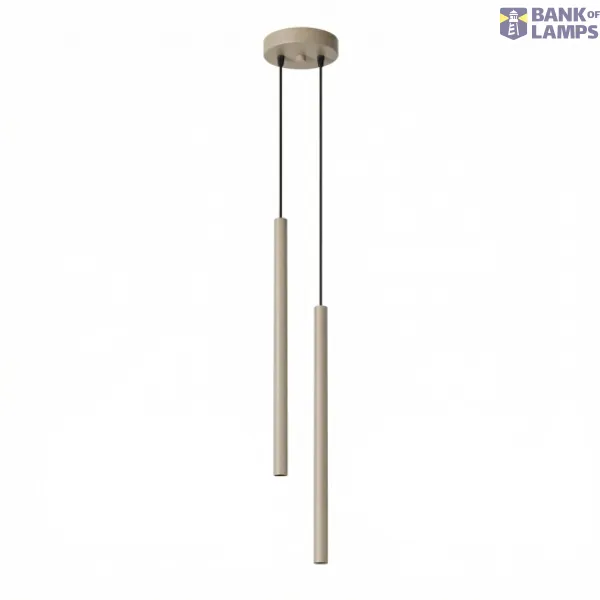 Pendant lamp PASTELO 2 taupe image 1