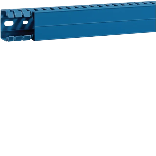 Slotted panel trunking made of PVC BA7A 40x40mm blue image 1