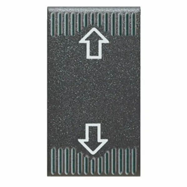 10A 2 way and center off single pole push button with  arrows (retractive) image 1