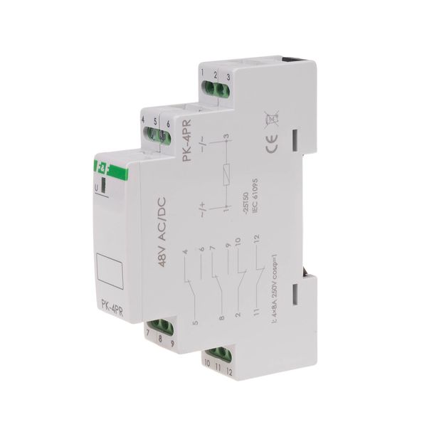 electromagnetic relay PK-4PR 48V image 1