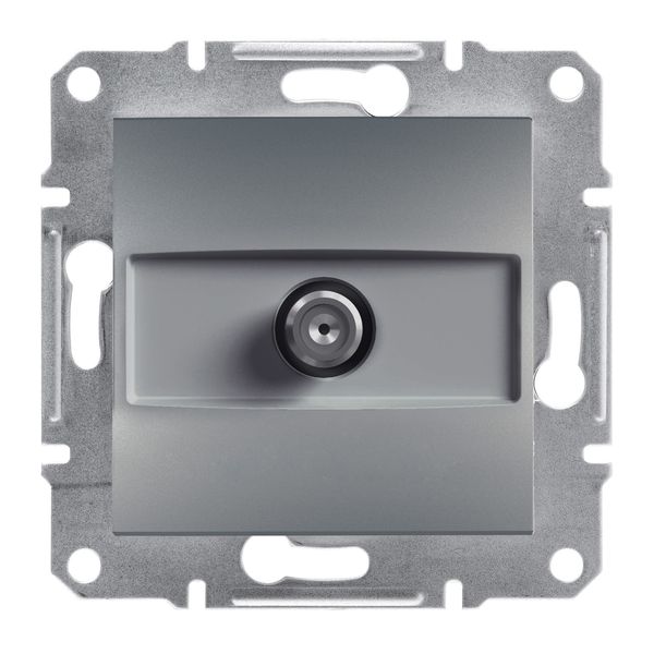 Asfora - SAT connector - 1dB - steel image 1