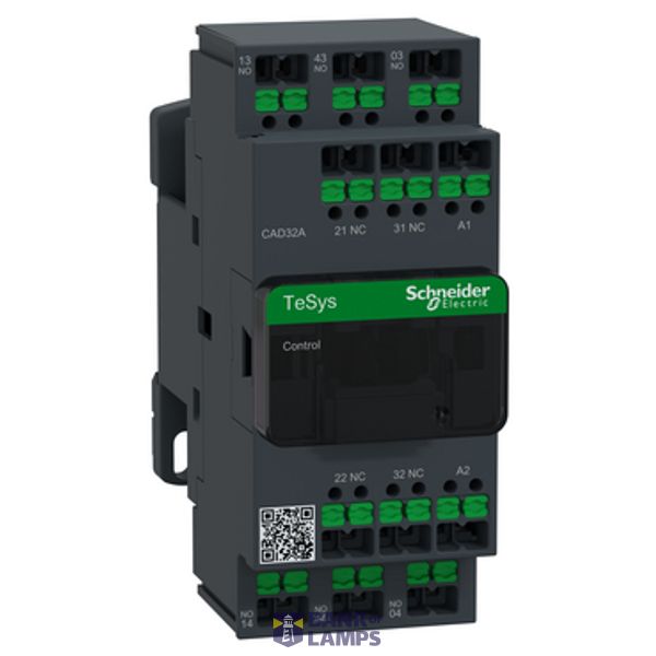 Relay Deca 3NO 2NC 3P 230V AC Snap-in image 2