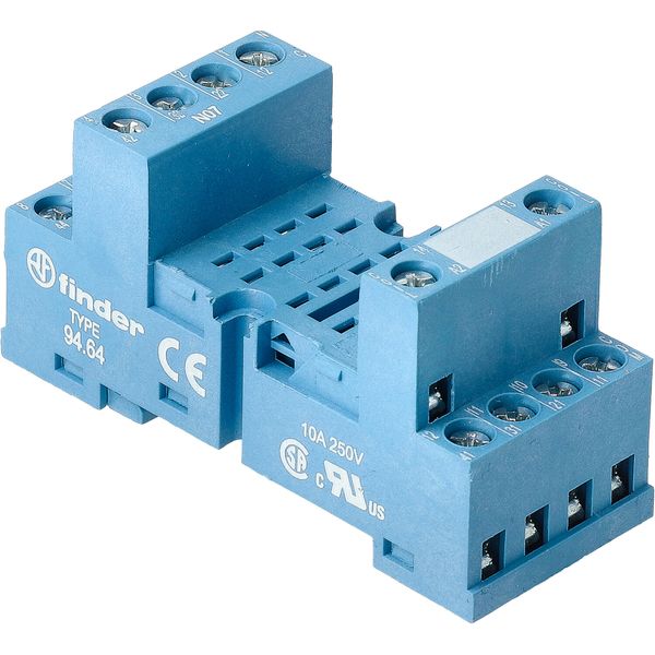 Screw socket blue for 35mm.rail, 55.32/34 (94.64) image 7