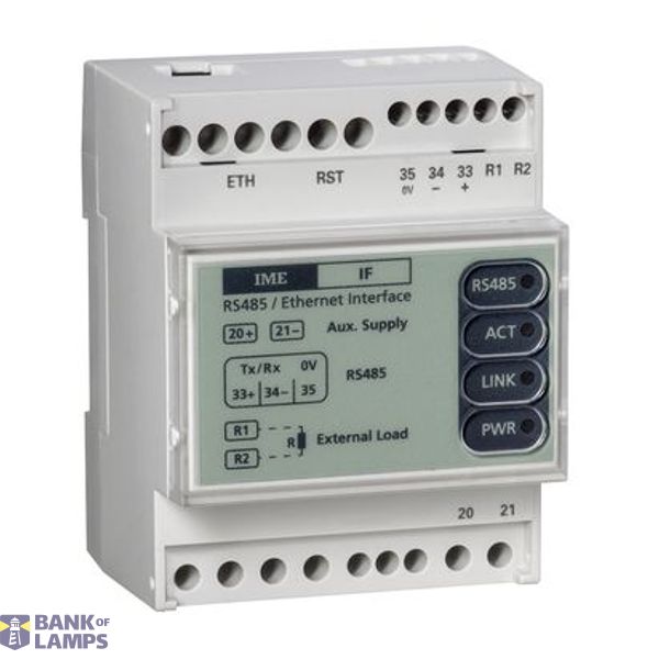 Ethernet-RS485 Bridge or Datalogger function - 4 DIN modules, aux.80÷270Vac/100÷300Vdc image 1