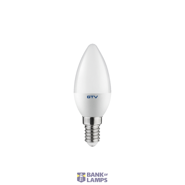 LED bulb, C30,   SMD 2835, 4000K, E14, 3W, AC220-240V, beam angle 160°, 200 lm, 33 mA image 1
