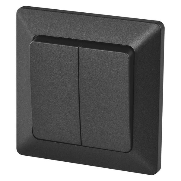 Two-circuit switch, anthracite image 1