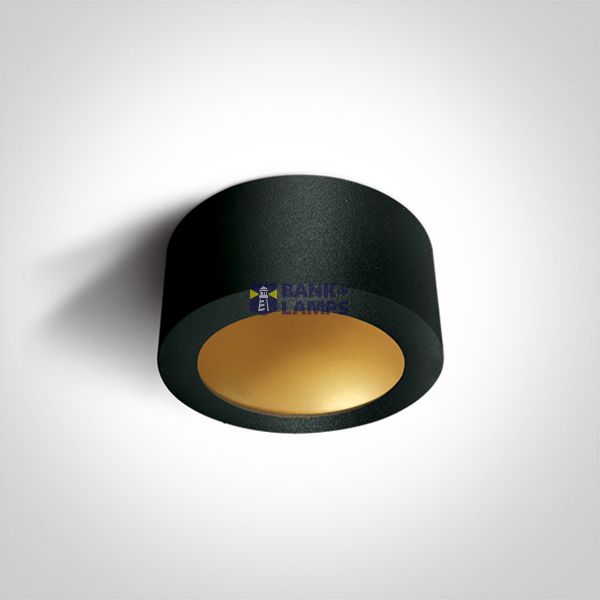 BLACK CYLINDER LED 16W WW 230V DARK LIGHT image 1