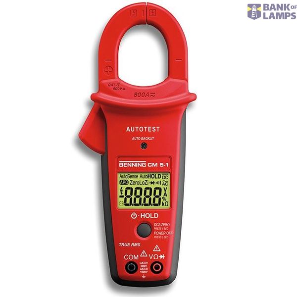 BENNING CM 5-1 Stroomtang-Multimeter TRUE RMS image 1