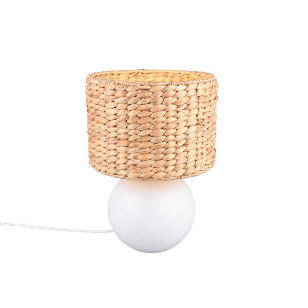 Vina table lamp 40 cm E27 matt white/beige image 1