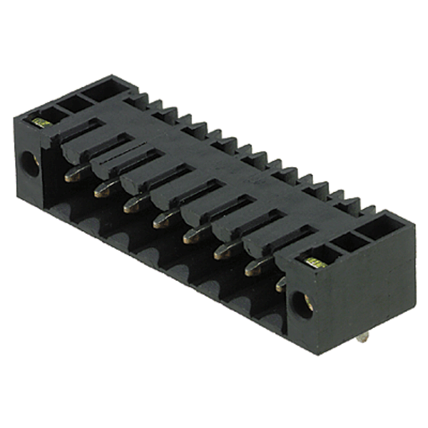 PCB plug-in connector, male header, Flange, THT/THR solder connection, 3.50 mm, Number of poles: 5, 90°, Solder pin length (l): 1.5 mm, tinned, black, Box image 4