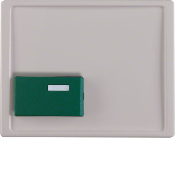 Centre plate green button, arsys, p. white glossy image 1
