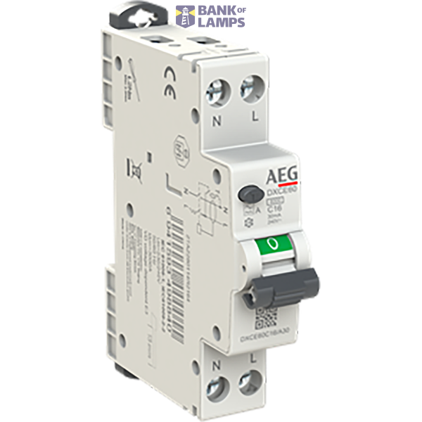 Compact residual current circuit breaker 1P+N C-Char. 16A, 30mA image 1