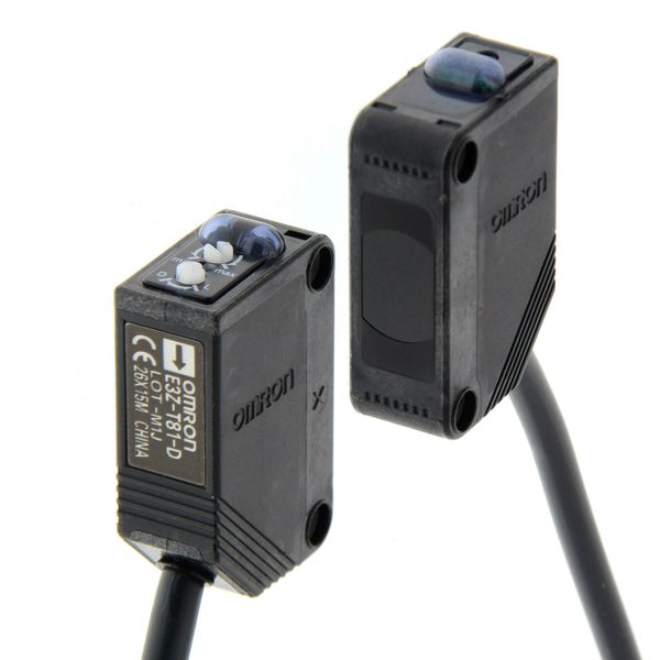Photoelectric sensor, rectangular housing, infrared LED, through-beam, E3Z 8001F image 3