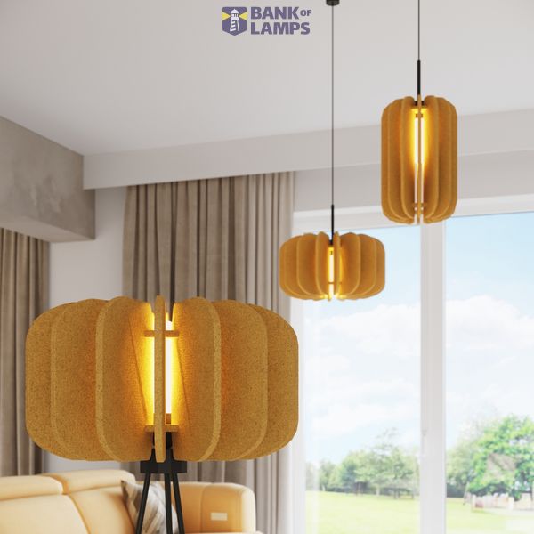 Pendant lamp MULA 27 yellow image 9