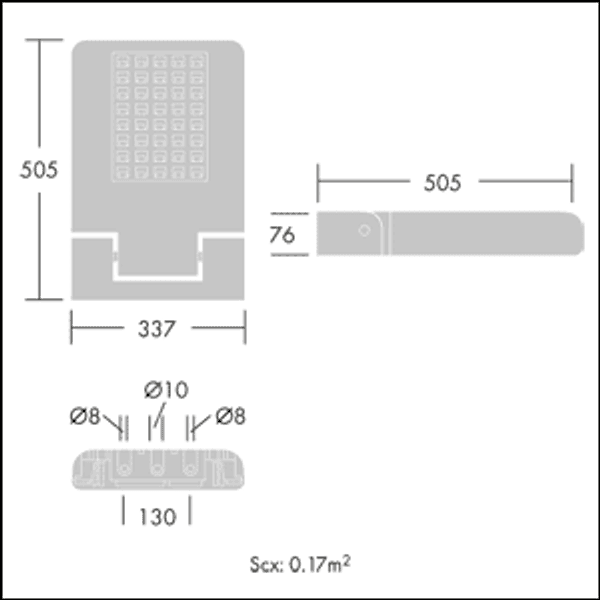 OLSYS2 48L70 730 CL1 AREA A/S - LED area floodlighting image 3