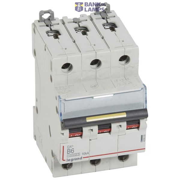 MCB DX3 3P B6 10000A/16kA image 2