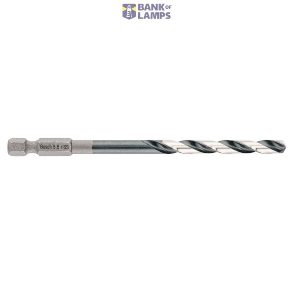 HSS Hex-Shank Twist Drill Bit 5.5mm 5.5 x 57 x 98 mm 1 pcs. image 1